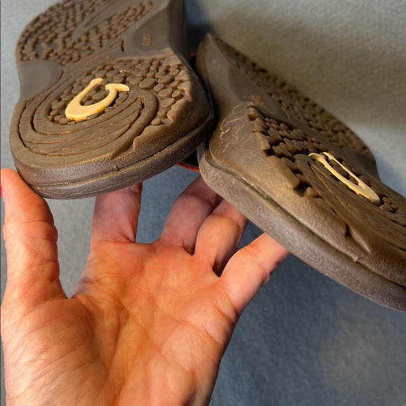 OluKai Hokua men’s brown flip flops, men’s 11 main image 10